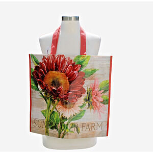 TJ Maxx Large Shopping Bag Tote Reusable Eco Sunflower Farmhouse 1 bag NEW